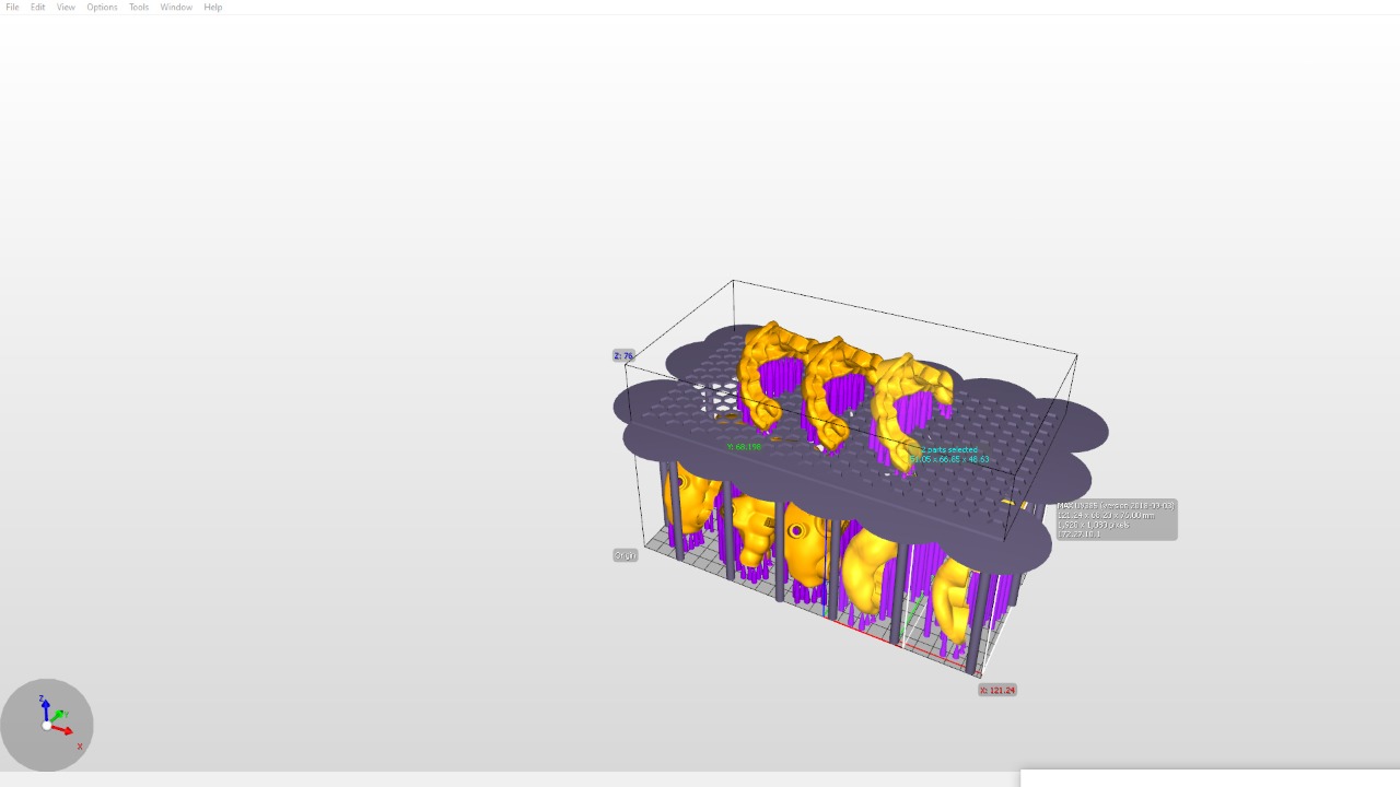 Алгоритм 3D-печати на Asiga Max UV